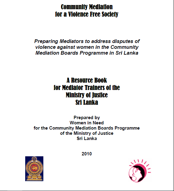 Community Mediation for a Violence Free Society