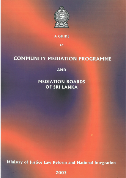 Community Mediation Programme - 2003